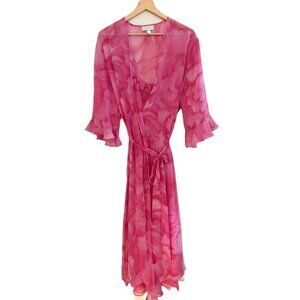 LISE Watier Two Piece Gown/Robe Set NWT Size XL